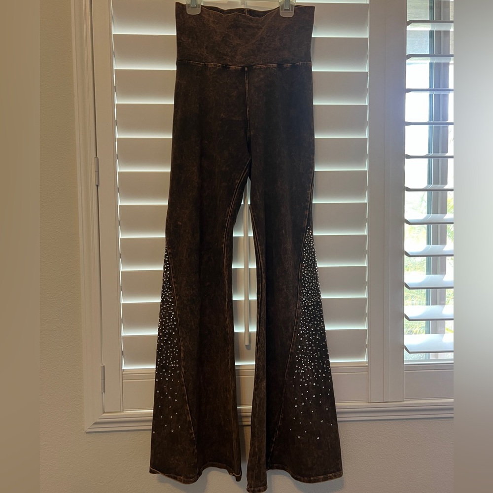 Bedazzled yoga pants